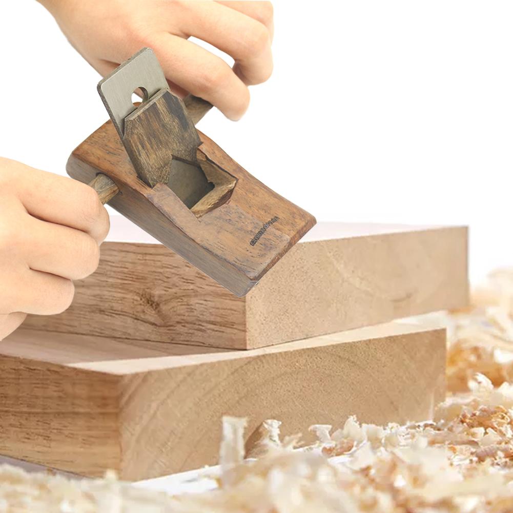 Cepillo de mano de 100mm herramienta de recorte de madera de ébano de carpintero para hacer superficies de madera suaves