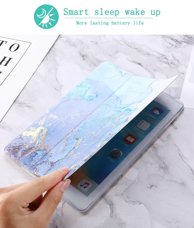 Funda voor Ipad 7/8/9e Generatie Case 10.2 inch coque voor ipad 9 cover Air Air1/2 9.7 "5/6th Pouch Houder Drievoudige Stand: Ipad Pro 11 / Rood