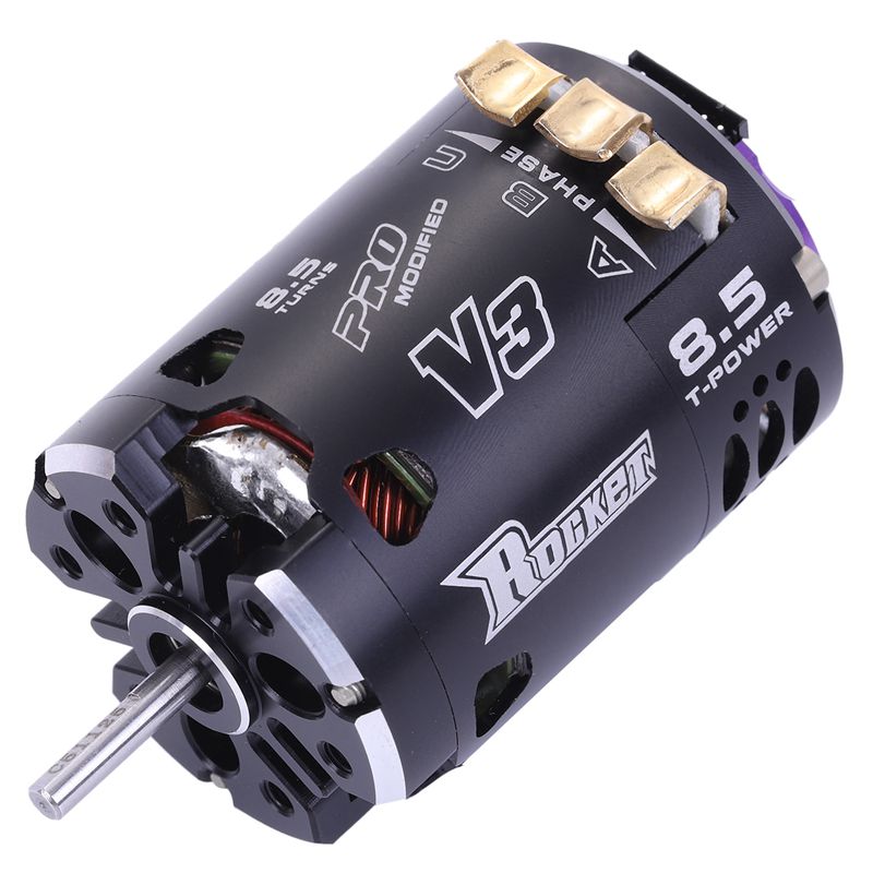 SURPASS HOBBY 540 8.5T 4250KV V3 Sensored Brushless Motor Modified for 1/10 RC Car Truck