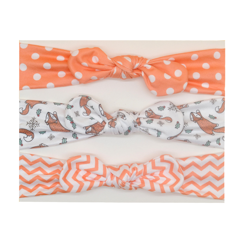3pcs baby girl hoofdband voor pasgeboren baby's hair band elastiek accessoires Baby Meisjes Hoofdbanden Kinderen Tulband HairAccessorie: H-1