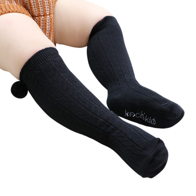 Chico LOS NIÑOS Calcetines bebé calcetines de algodón de Anti-slip chico s calentadores de la pierna del bebé: B / 24 meses