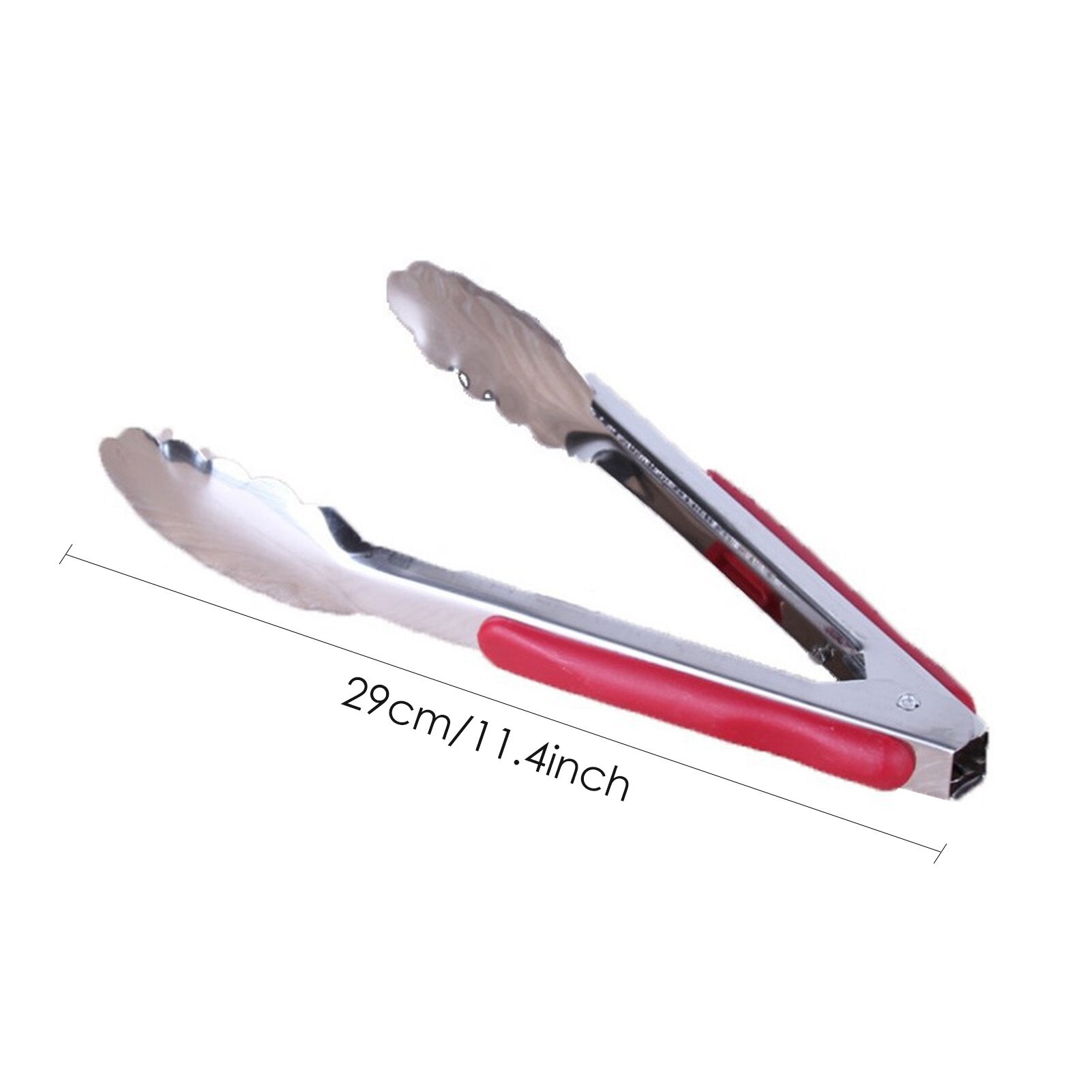 9/11.4/13.7inch Stainless Steel Food Tongs Kitchen Utensils Buffet Cooking Tool Anti Heat Bread Clip Pastry Clamp Barbecue Tong