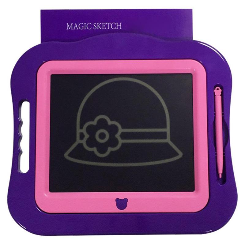 Soft LCD Drawing Tablet Digital Graphic Tablets Electronic Writing Painting Light Box Tracing Copy Board Pad Table for Kids: Purple 