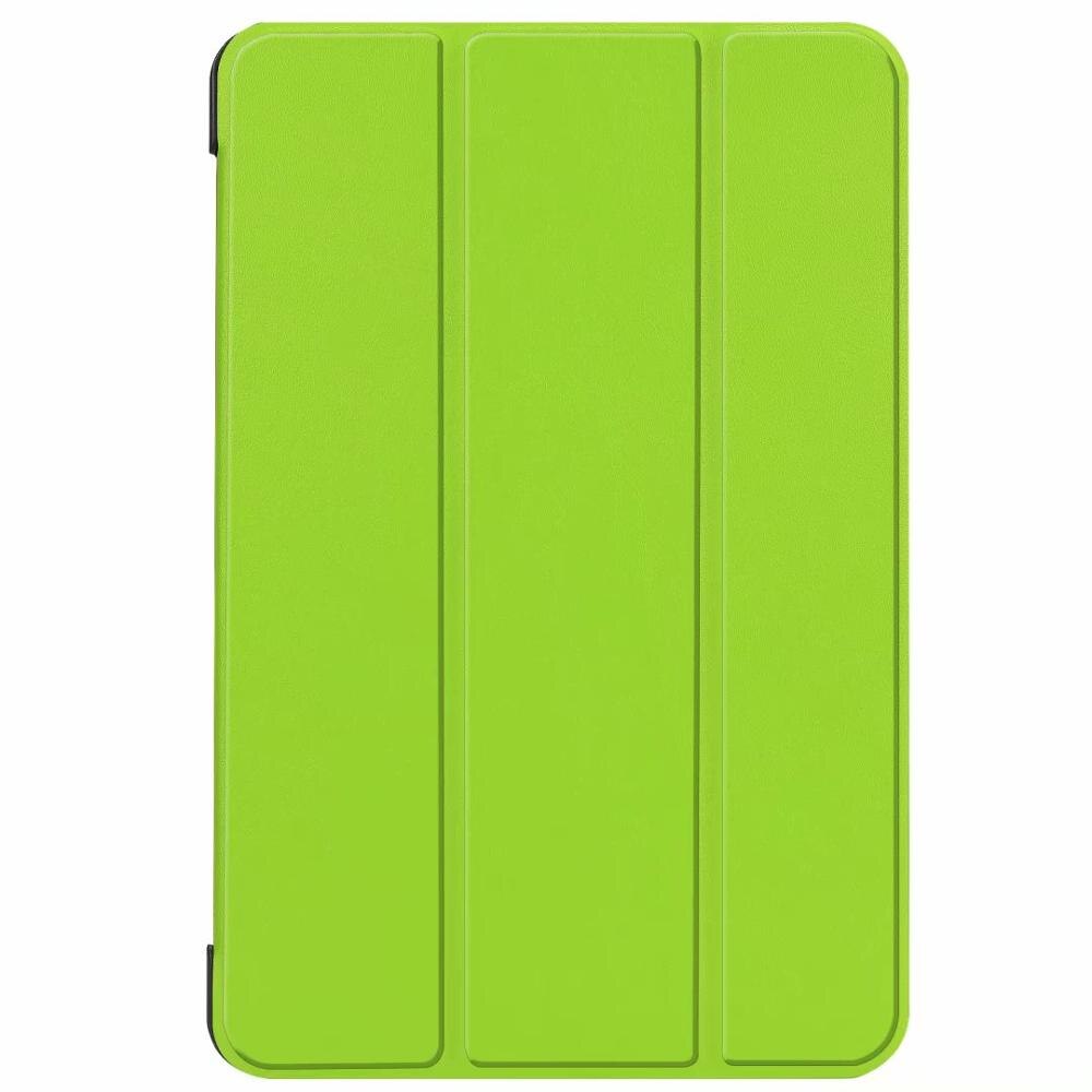 For Qua Tab QZ10 Protective Case Bag Cover 3 Folds Stand Shell for QuaTab QZ 10 10.1" Guard Holder Protector ShockProofSleeve: Green