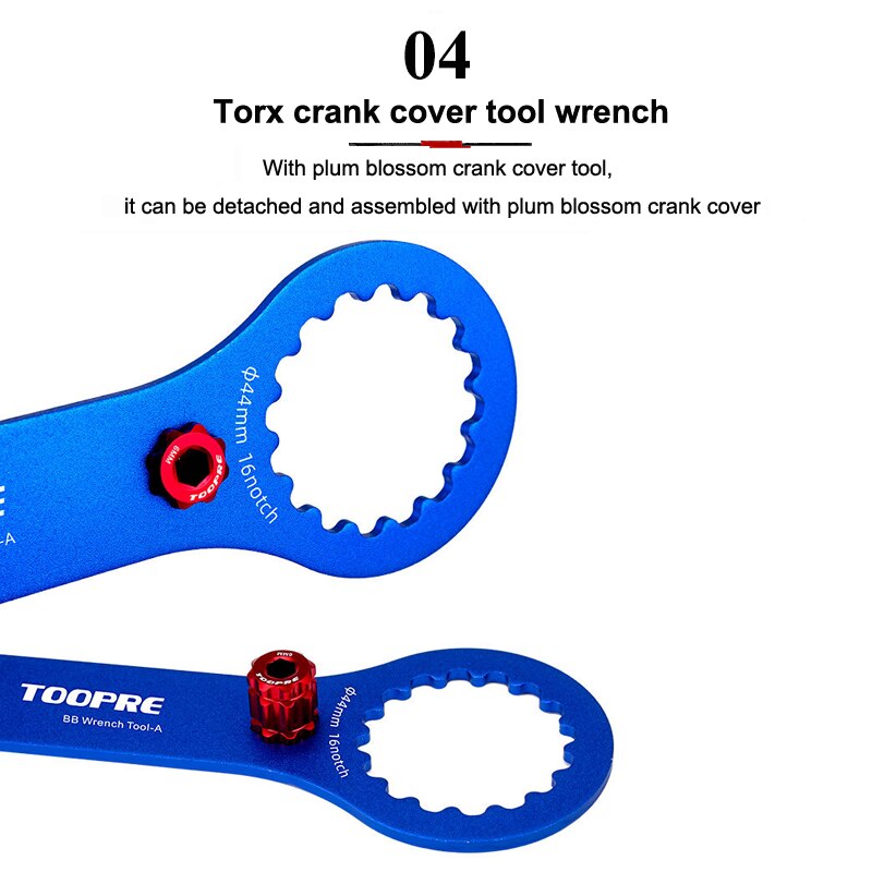 Fiets Trapas Sleutel 44Mm 46Mm 16 24 Notch Installatie Tool Voor BBR60 MT800 MT9100 Xdr Da Chassis reparatie Tool