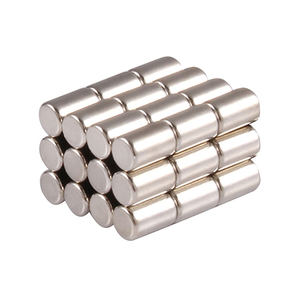 10pcs 4mm Diameter Round Neodymium Magnets 1/1.5/2/3/4/5/6mm Thick Rare Earth Strong Crafts Permanent Magnet N35