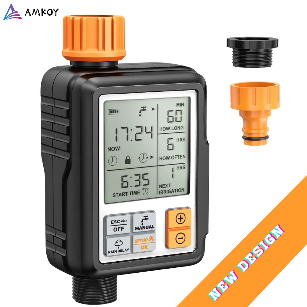 LCD Screen Electronic Automatic Water Timer Sprink... – Grandado