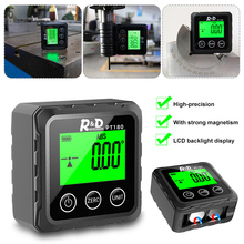 Cyfrowy poziom kątomierz inklinometr elektroniczny inklinometr próbnik narzędzia pomiarowe podświetlenie LCD celownik kątowy narzędzie pomiarowe