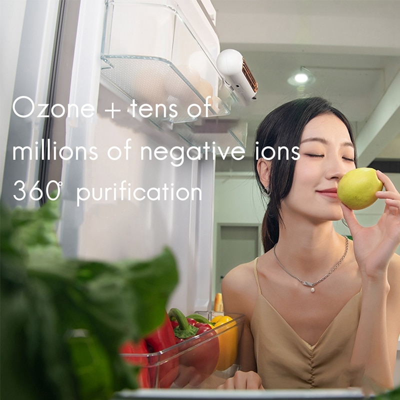 Draagbare Ozon Generator, Mini Luchtreiniger, Geur Elimineren Ozon Machine, Voor Auto, Koelkasten, Kamer