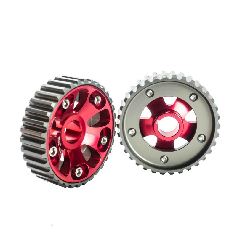 RESO--B-Series Motor Crx Ek Integra 2Pcs Verstelbare Cam Gears Lichtmetalen Timing Gear Voor Honda Civic B16A B16B