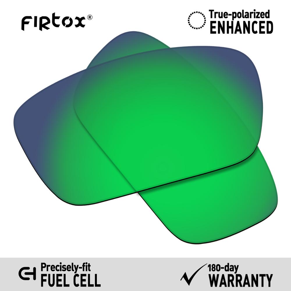 Firtox True UV400 Polarized Lenses Replacement for-Oakley Fuel cell OO9096 Sunglasses (Compatiable Lens Only) - Multiple Colors: Green-Polarized
