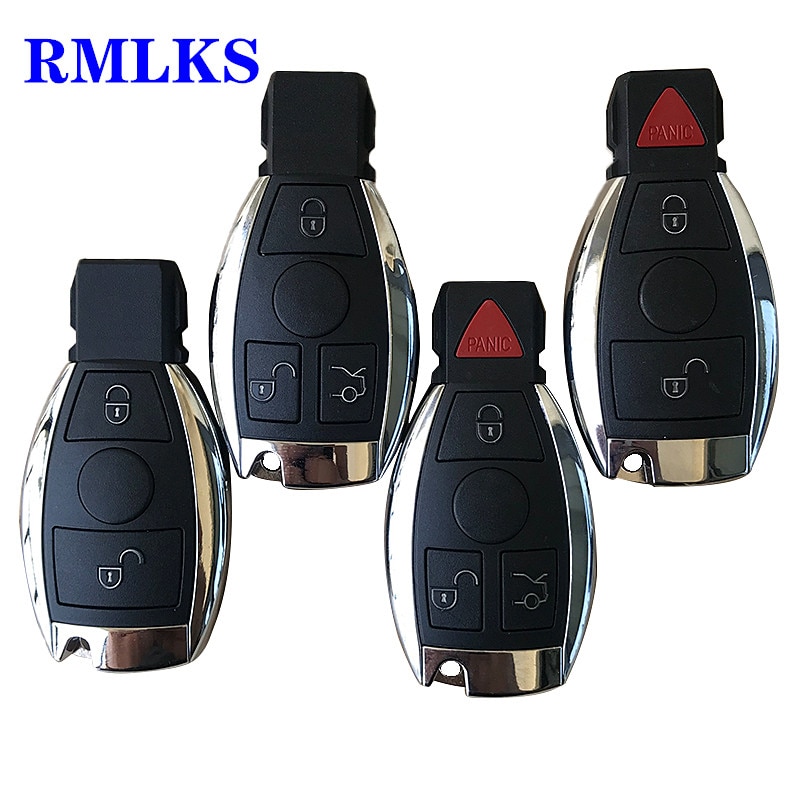 2 3 4 Knoppen Afstandsbediening Auto Sleutel Shell Vervanging Fit Voor Mercedes Benz Jaar 2000 + Controle Sleutel Shell bga Nec Key Fob