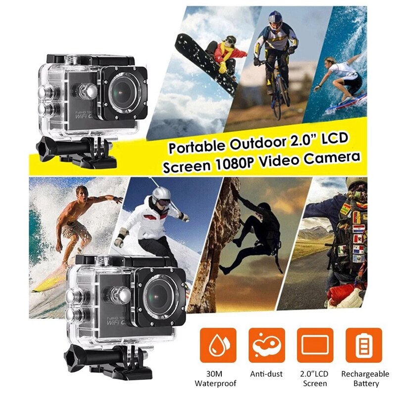 AT-G100 Outdoor 2.0 Inch Lcd Sn 1080P High Definition Camera Scouting Video Camera Ondersteund 32G(Max.) T-F Kaart Waterdichte D