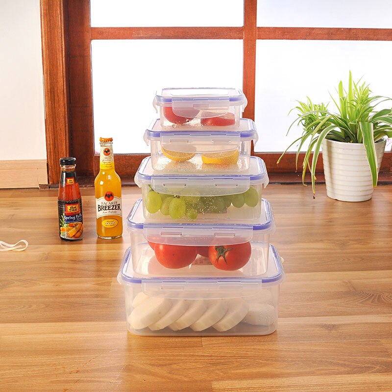 Lunch box refrigerator storage box home frozen sealed microwave food plastic storage box thickening crisper ZP7051416