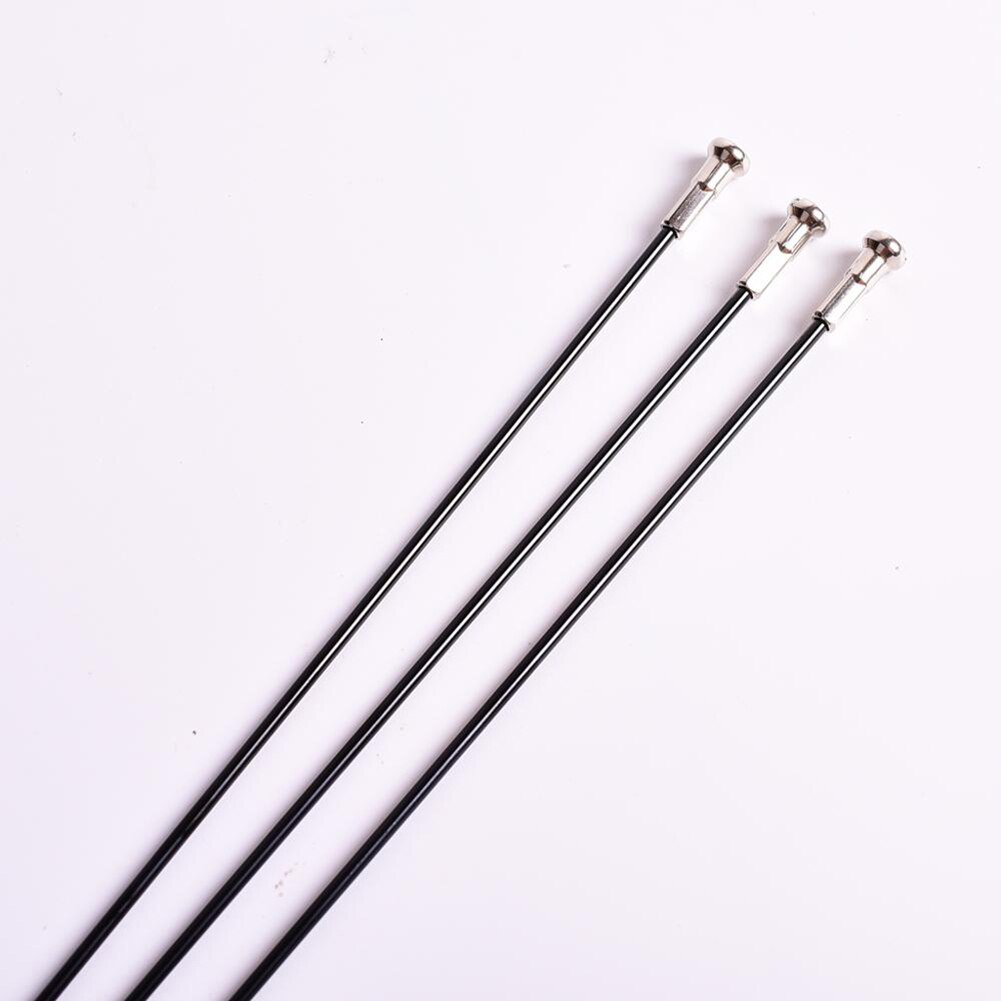 16Stck Fahrrad Fahrrad hoch-Kohlenstoff Stahl Speichen und Brustwarzen/251/253/255/257/259/261/263/265/267/269 mm Stricken Nadel