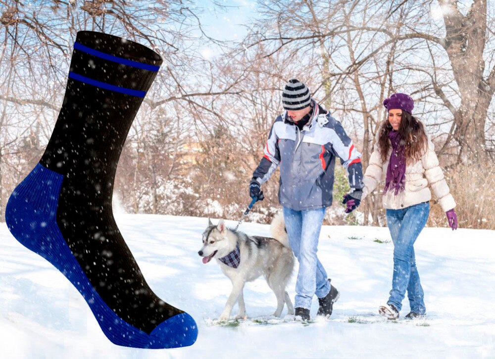 WATERFLY Unisex Fietsen Sokken Waterdichte Ontgeuringseffect Warme Ademende Sokken Voor Racing Wandelen Outdoor Sport Skiën