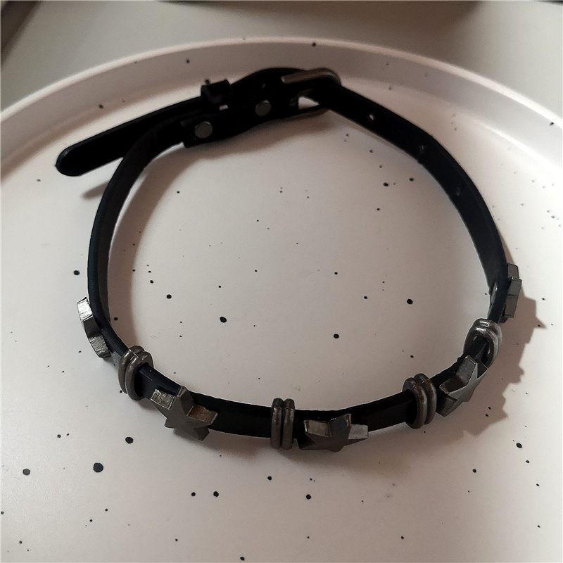 Goottilainen  y2k punaista perhostähti sydänristiriipus aave kynsi kaulanauha riipukset kaulakorut naiset esteettiset asusteet grunge korut: Sininen sinkki