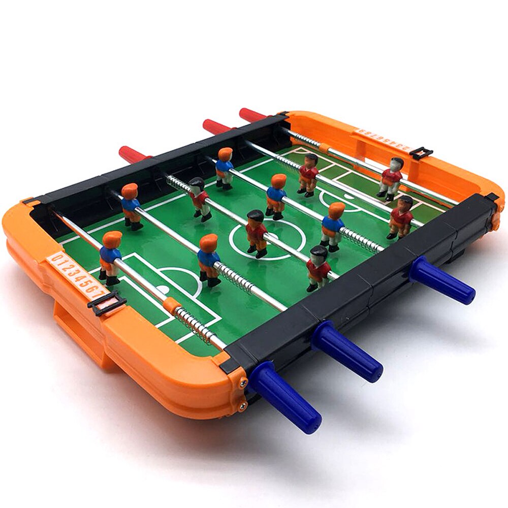 Kunststoff Mini Tisch FußBall Spiel Fußball Sport freundlicher Spielzeug Metall Foosball freundlicher drinnen Spiel Party freundlicher Spielen Spielzeug