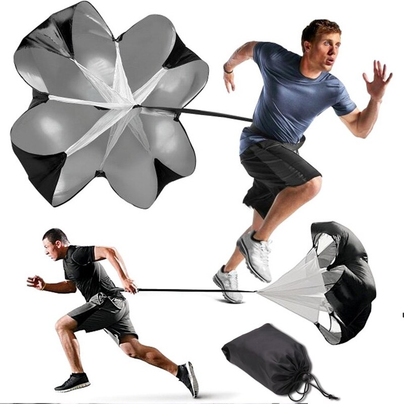 Voetbal weerstand parachute speed training resista grandado