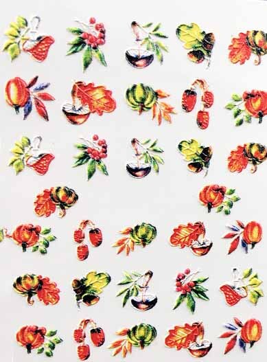 1pc 3d acryl gegraveerde bloemen nagel sticker reliëf wit zwart kant bloem water decals empaistic nagel water slide decalsz 0108: 12