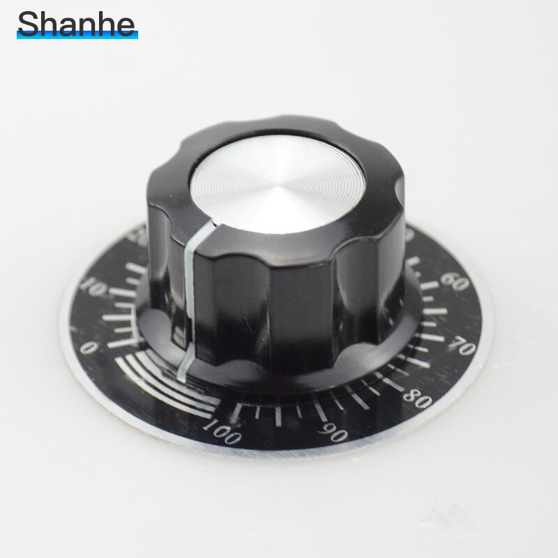 A03 pokrętło + MF-A03 gałka bakelitowa ze skalą blacha skala cyfrowy potencjometr