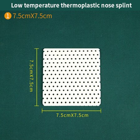 Low-temperature thermoplastic board White trapezoidal nose splint After rhinoplasty fixed protector nose shaping piece: white