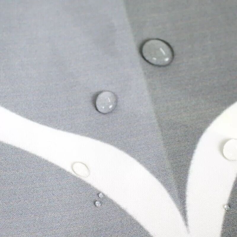 XYZLS Grey Douchegordijn Waterdicht Badkamer Gordijn Polyester Bad Schermen Met Haken Thuis Badkamer Decor
