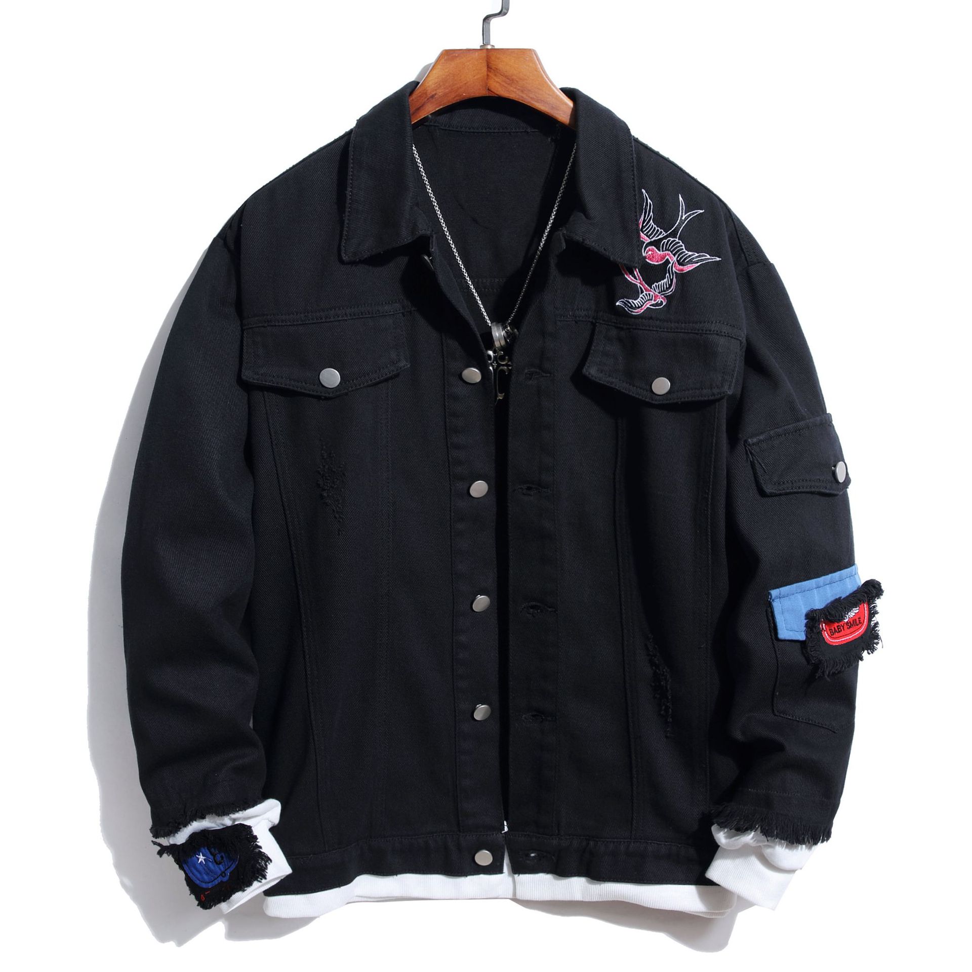 Mens Jacket Denim Trucker Jacket Classic Washed Vintage Style Jeans Coat For Men Mens Jacket Denim Trucker Jacket Classic Washed Vintage Style Jeans Coat For Men