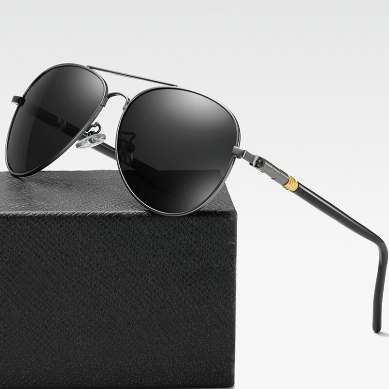 Klassieke Zonnebril Gepolariseerde Mannen Rijden Bril Zwarte Zonnebril Mannelijke Retro Zonnebril Voor Mannen/Vrouwen