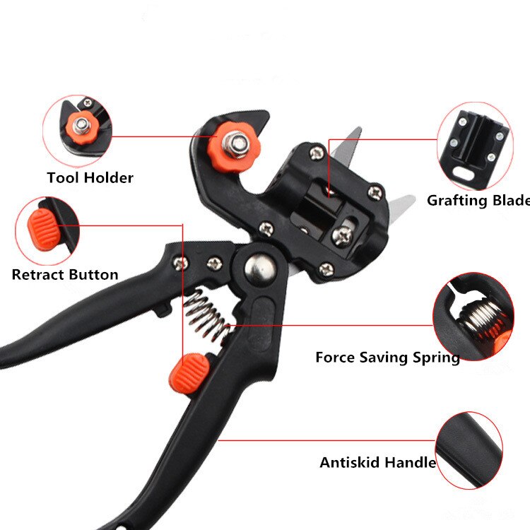 Grafting Pruner Garden Grafting Tool Branch Cutter Secateur Pruning Plant Shears Boxes Fruit Tree Grafting Scissor