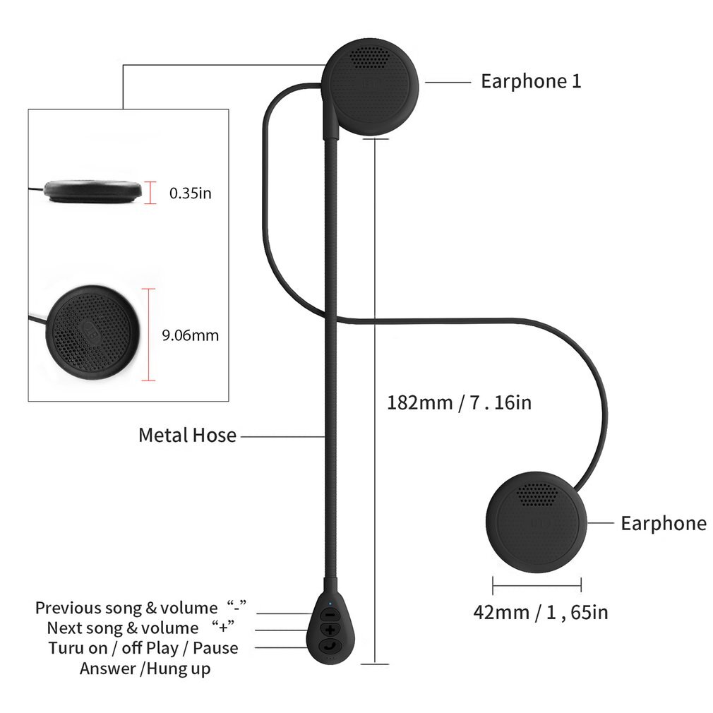 VR robot Bluetooth-compatible 5.0 Moto Helmet Headset Wireless Handsfree Stereo Earphone Motorcycle Helmet MP3 Speaker