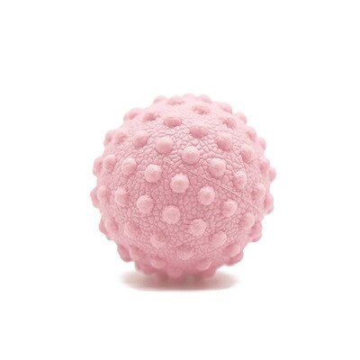 Spot bump yoga ball TPR fascia ball 6-color massage ball muscle relaxation durian ball: Pink single ball