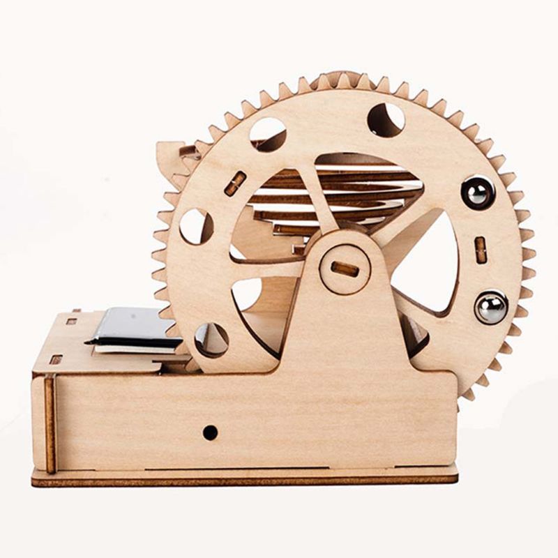 Houten Solar Track Ball Diy 3D Houten Ras Run Doolhof Puzzel Building Kits Speelgoed Gxmb