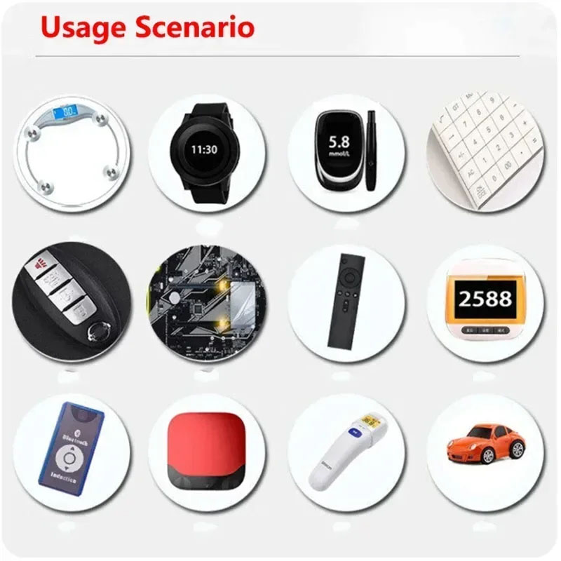 200mAh CR2032 CR 2032 DL2032 ECR2032 3V Lithium Battery for Watch Toy Calculator Car Key Remote Control Button Coin Cells