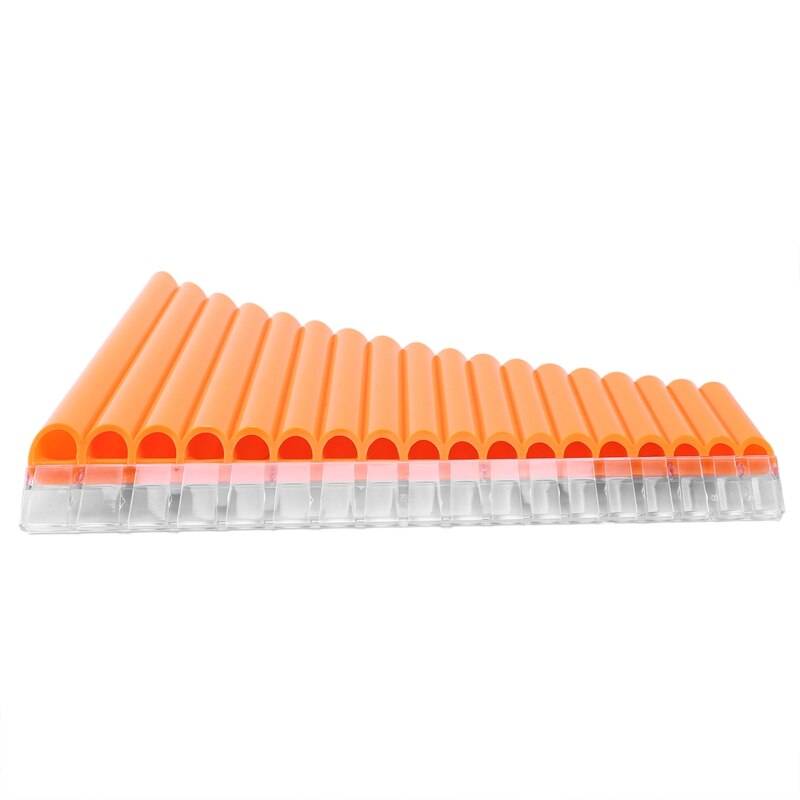 18 Pipes Pan Flute Panpipe with Carrying Bag Music Woodwind Instrument for Beginner Student Kids Children