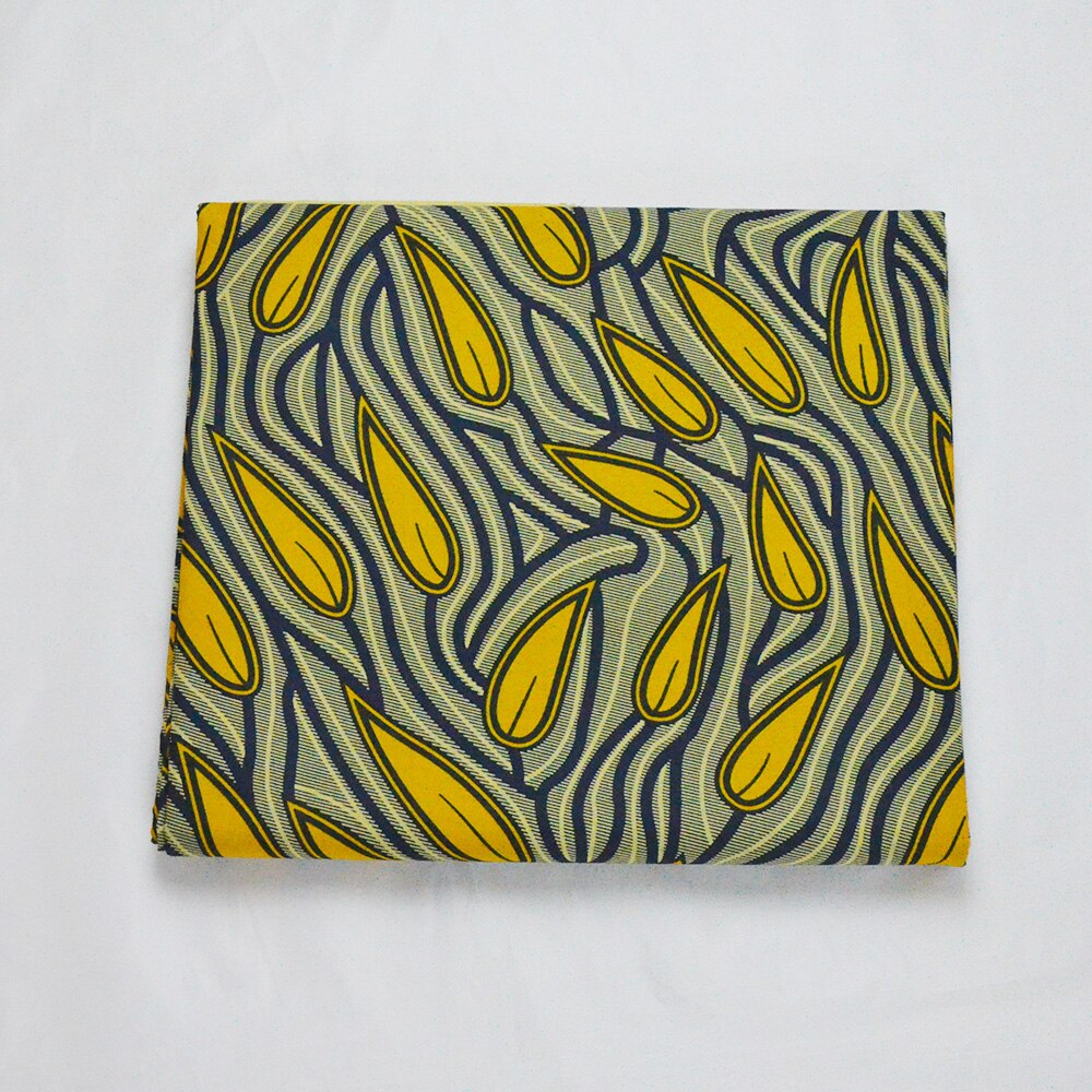 Ankara Wax Print Fabric Super Real Wax Pagne African Nigerian Congo Batik Dashiki Materials 6 Yard Cotton Cloth African Wearing