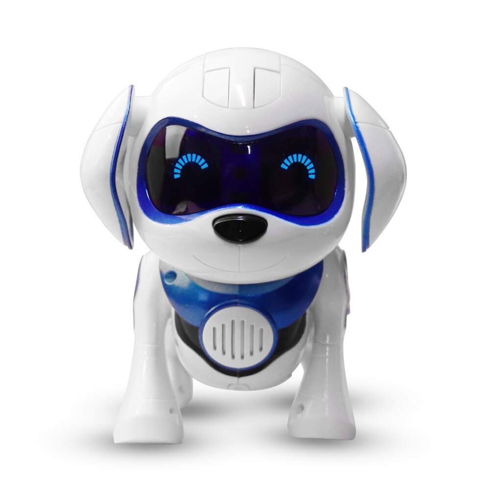 Juguete de Perro robot inteligente para bebés, juguete electrónico para mascotas, perros con música, cantar, bailar, caminar, inteligente, detección de infrarrojos, mascota D