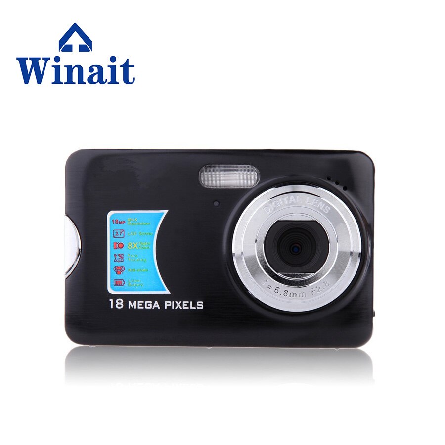 Winait 18MP Digital Camera 2.7" TFT LCD Display SD Card Memory Max To 32GB