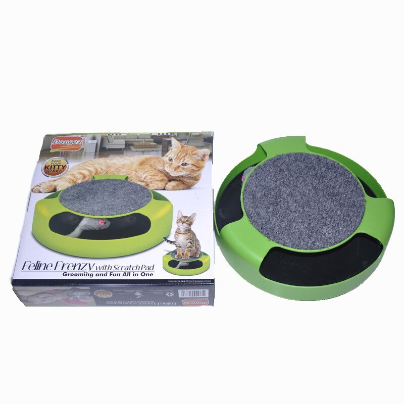 Pet Kitten Cat Toy Catch The Mouse Interactive Training Play Activity