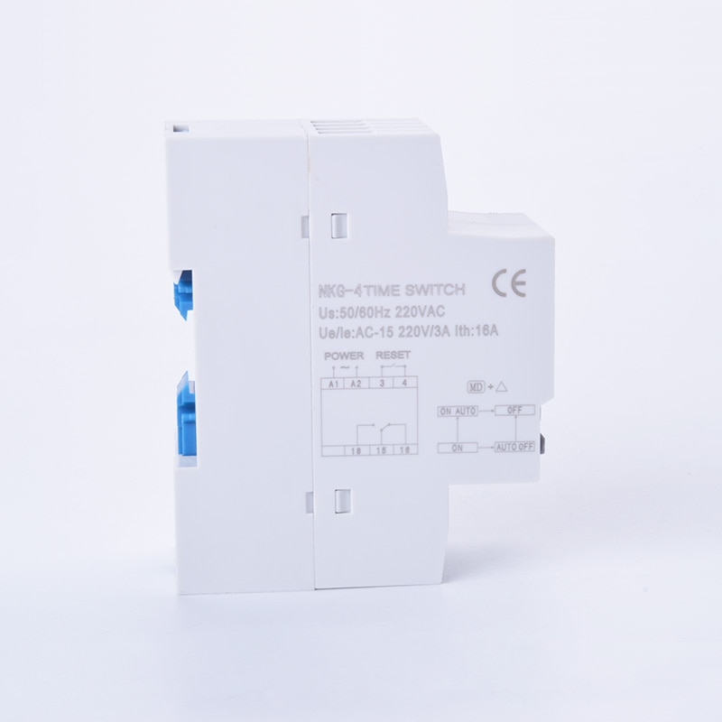 Temporizador de carril Din, microordenador inteligente, controlador automático de timbre, temporizador, interruptor de tiempo, campana escolar, 220V, NKG-4, 40 grupos/día