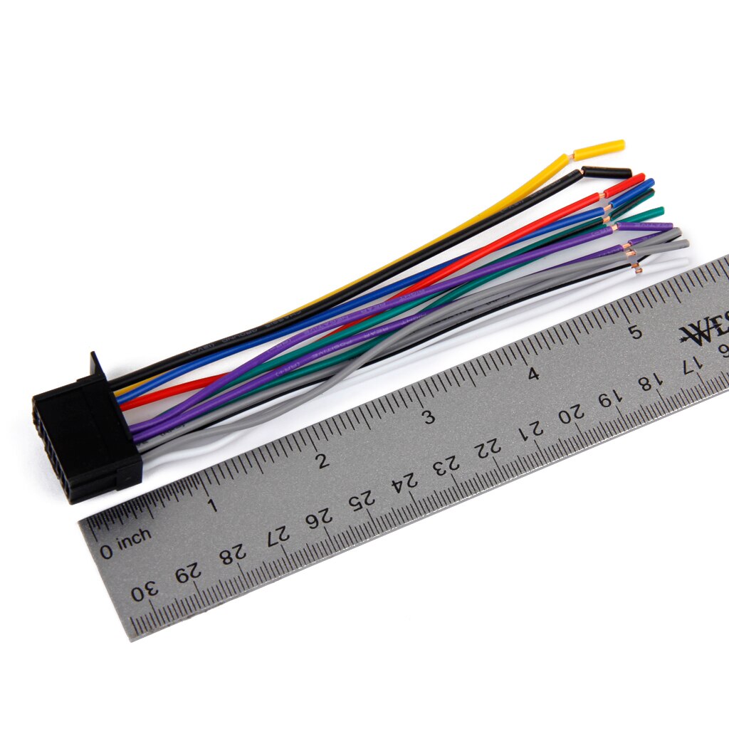 Arnés de cables estéreo para Radio de coche, 16 Pines, 16cm, para Pioneer 2350