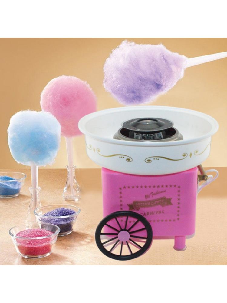 Retro Vervoer Suikerspin Machine Mini Candy Floss Maker Thuisgebruik