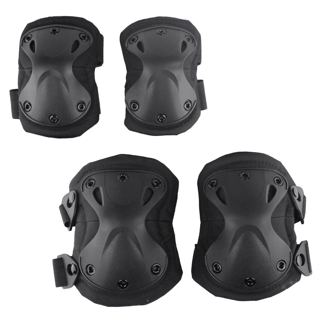 Adjustable Knee Pads & Elbow Pads Air Cushion Outdoor Roller Skating Protective Kit