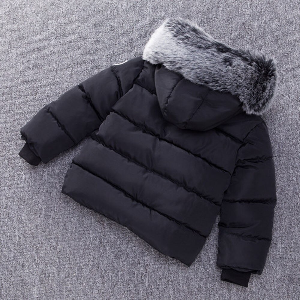 Baby Boys Jackets Autumn Winter Kids Jacket Girls Warm Thick Hooded Coat Children Outerwear 1-5 Y Toddler Girl Boy Clothing