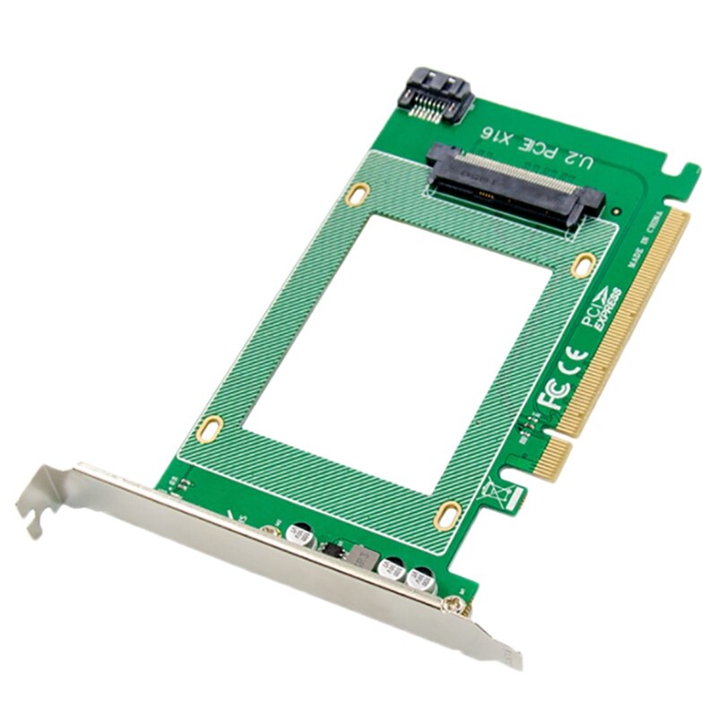 PCI-E X16 U.2 SFF8639 2.5 Inch NVMe SSD Adapter Card PCIe to U.2 Expansion Card for Notebook PC: Default Title