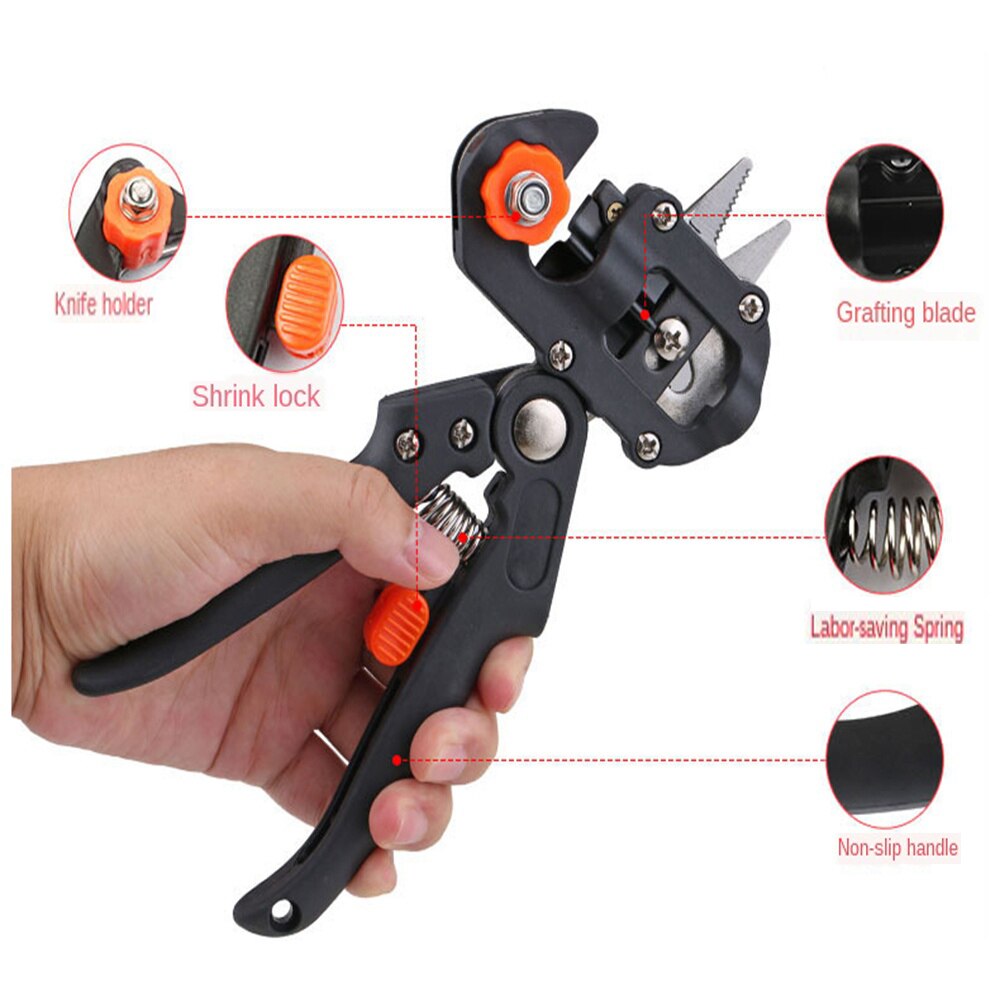 Multifunctional Garden Bonsai Fruit Tree Pruning Scissors Tools Set For Home Grafting Farming Plant Labor-Saving Shears