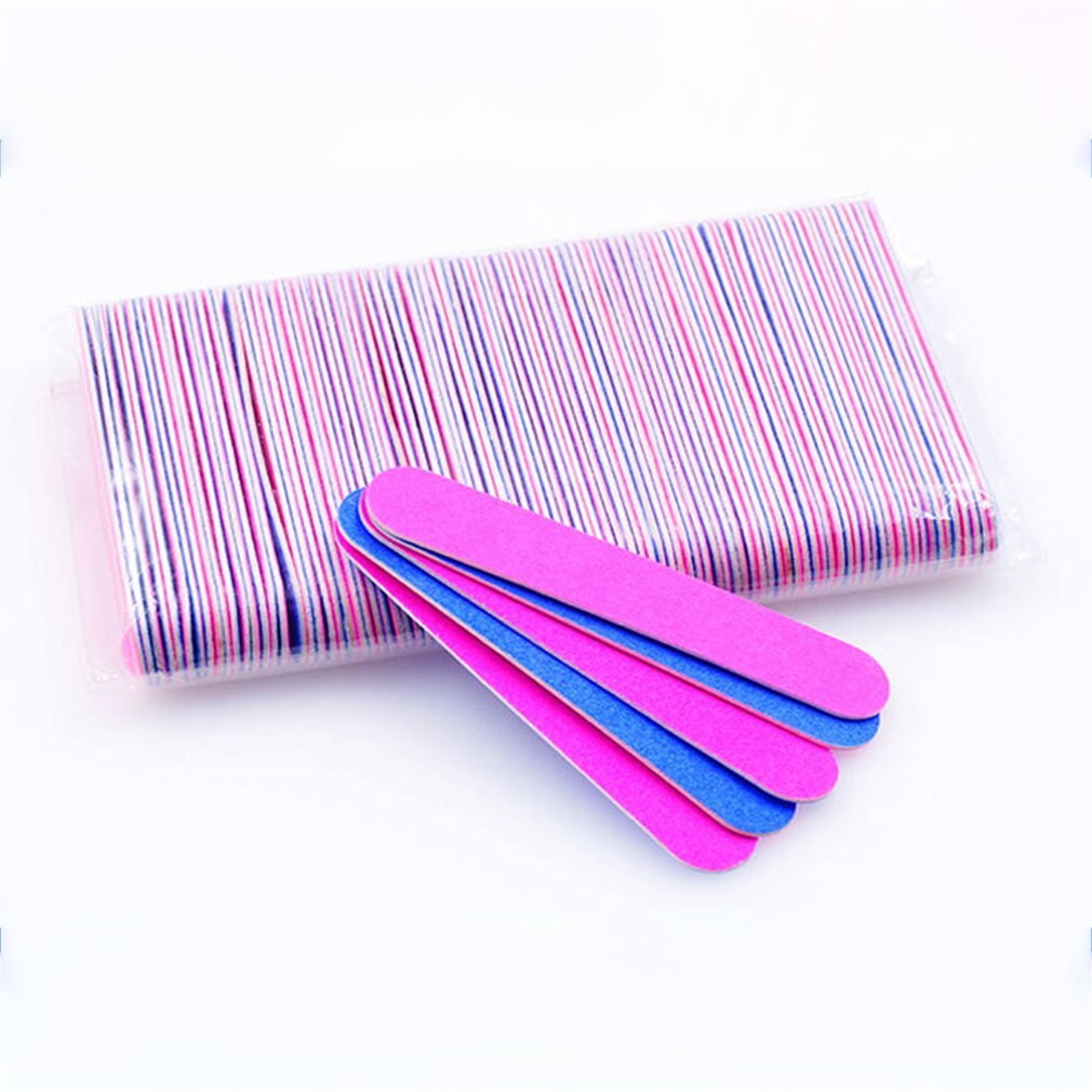 Eco-Friendly Manicure Polish Sanding Nail File Half Sanding Sandpaper Nail Sanding Blocks Grinding Polishing Tool