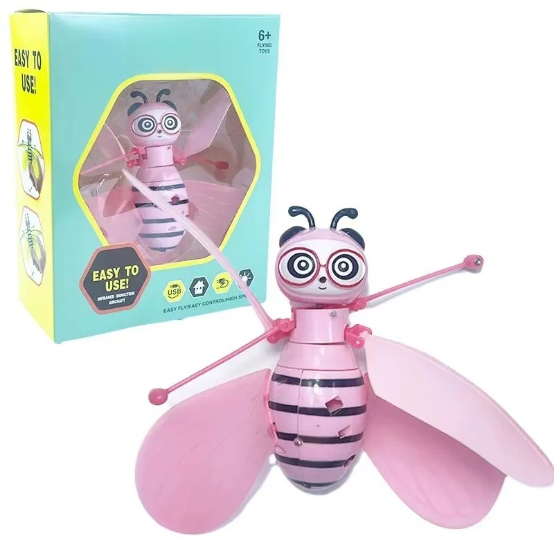 Fliegende Fee Spielzeug für Kinder Kunststoff Material UFO Form Spielzeug Geste Kontrolle Spielzeug Straße Stall Spielzeug Seltsame Spaß Interaktives Spielzeug: Himmel Blau