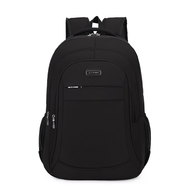 Herrenrucksack, #39 , koreanischer rucksack mit großem fassungsvermögen, freizeitrucksack mit großem fassungsvermögen, outdoor-bergsteigerrucksack, pendlerrucksack: Schwarz