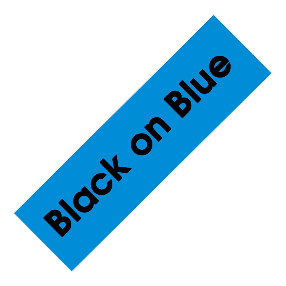 24mm Tape For Dymo D1 Label Tape 53710 53713 53714 53715 53716 53717 53718 53719 Printer Ribbon For Dymo LabelManager 400 450: Black on Blue